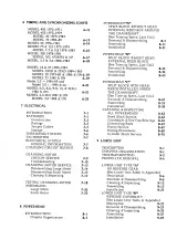 Mercury 2 HP,  3.5 HP, 3.6 HP, 4 HP, 4.5 HP, 6 HP, 7.5 HP, 9.8 HP, 9.9 HP, 15 HP, 18 HP, 20 HP, 25 HP, 35 HP, 40 HP Outboard Engines 1965–1990 Manual (PN 866375) – preview page 3
