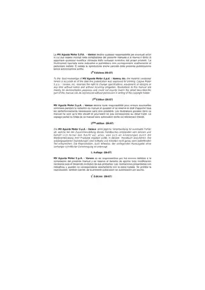 MV Agusta CR/WR 125 Workshop Manual - Comprehensive Service Guide Preview image 2