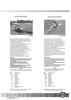 2008 Husqvarna WR125, CR125 workshop manual Preview image 5