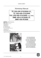 2008 Husqvarna TE / TC / TXC / SMR Factory Service Manual (P/N 8000 B0148) – preview page 2