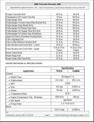 2007-2009 Chevrolet Silverado 2500-3500 HD shop manual Preview image 5