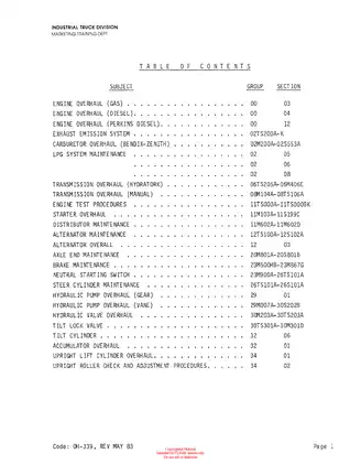 Clark OH-339 Overhaul Manual - Essential Guide for Mechanics Preview image 2