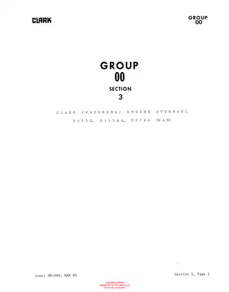 Clark OH-339 Overhaul Manual - Essential Guide for Mechanics Preview image 5