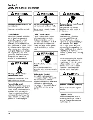 Kohler Command CV11-16, CV460-465, CV490-495 engine service manual Preview image 4