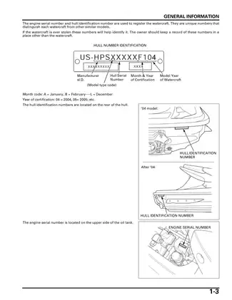 2004-2007 Honda Aquatrax F-12, ARX 1200 PWC repair manual Preview image 5