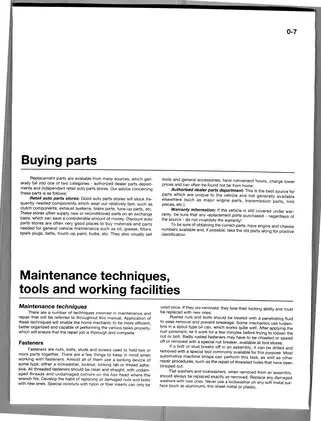 1990-2000 Mazda™ 323 Protege shop manual Preview image 5