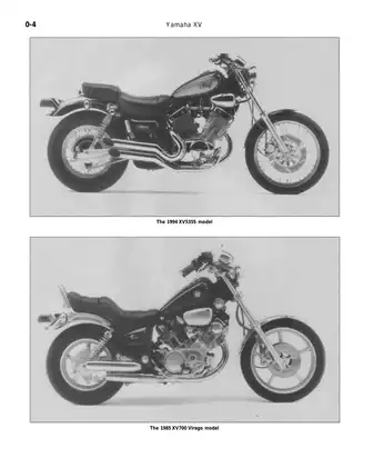 1981-1994 Yamaha Virago XV535, XV700, XV750, XV920, XV1000, XV1100 owners workshop manual Preview image 5