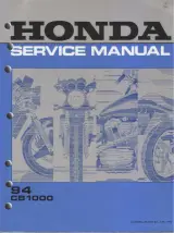 1994 Honda CB1000 Factory Service & Repair Manual (P/N 61MZ101) – preview page 1