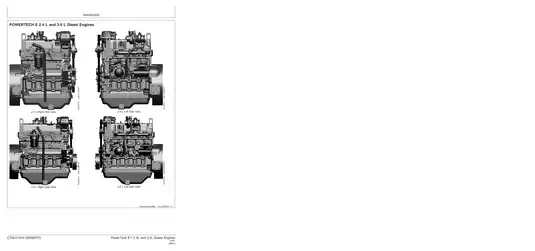 John Deere PowerTech E™ 2.4L and 3.0L Diesel Engines Technical Manual Preview image 4