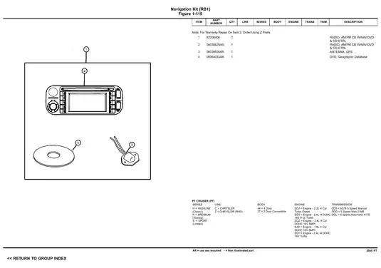 2005-2008 Chrysler PT Cruiser manual Preview image 5