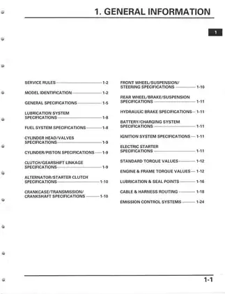 2003-2012 Honda CRF230F, CRF230 service manual Preview image 5