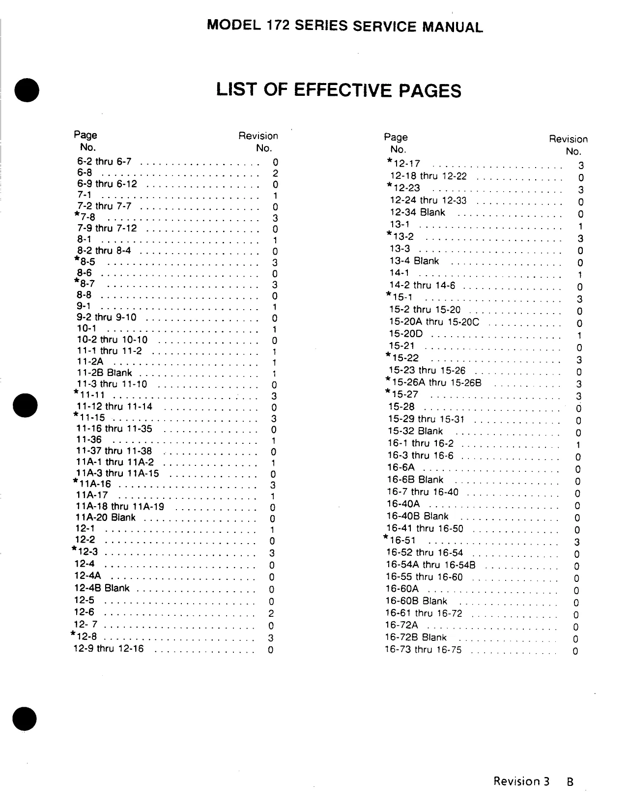 1977-1986 Cessna 172 N Skyhawk aircraft service manual, parts list Preview image 5