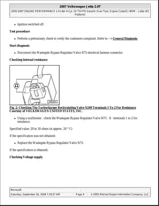 2005-2008 Volkswagen Jetta repair manual Preview image 4