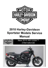 Harley-Davidson Sportster XL and XR Models 2010 Factory Service Manual (P/N 99484-10A) – preview page 1