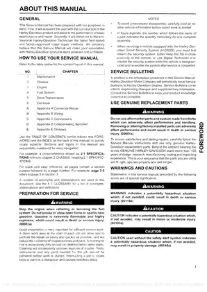 2010 Harley-Davidson Sportster Models Service Manual Preview image 2