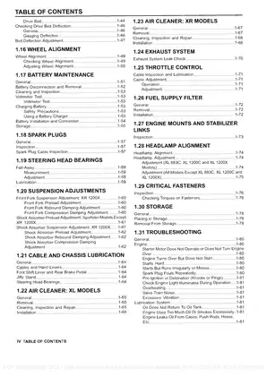 2010 Harley-Davidson Sportster Models Service Manual Preview image 5