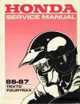 Honda TRX70 Fourtrax 1986–1987 Official Factory Service Manual – preview page 1