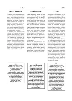 Yamaha F4A Outboard Motor Service Manual - Comprehensive Guide for Maintenance and Repairs Preview image 3