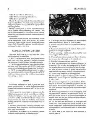 1984-1998 Harley Davidson Touring repair manual Preview image 2