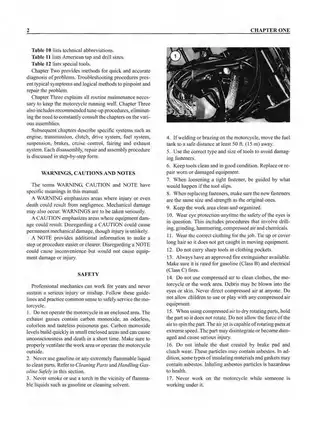 Harley-Davidson FLH, FLT & FXR Service Manual (1984-1998) Preview image 2