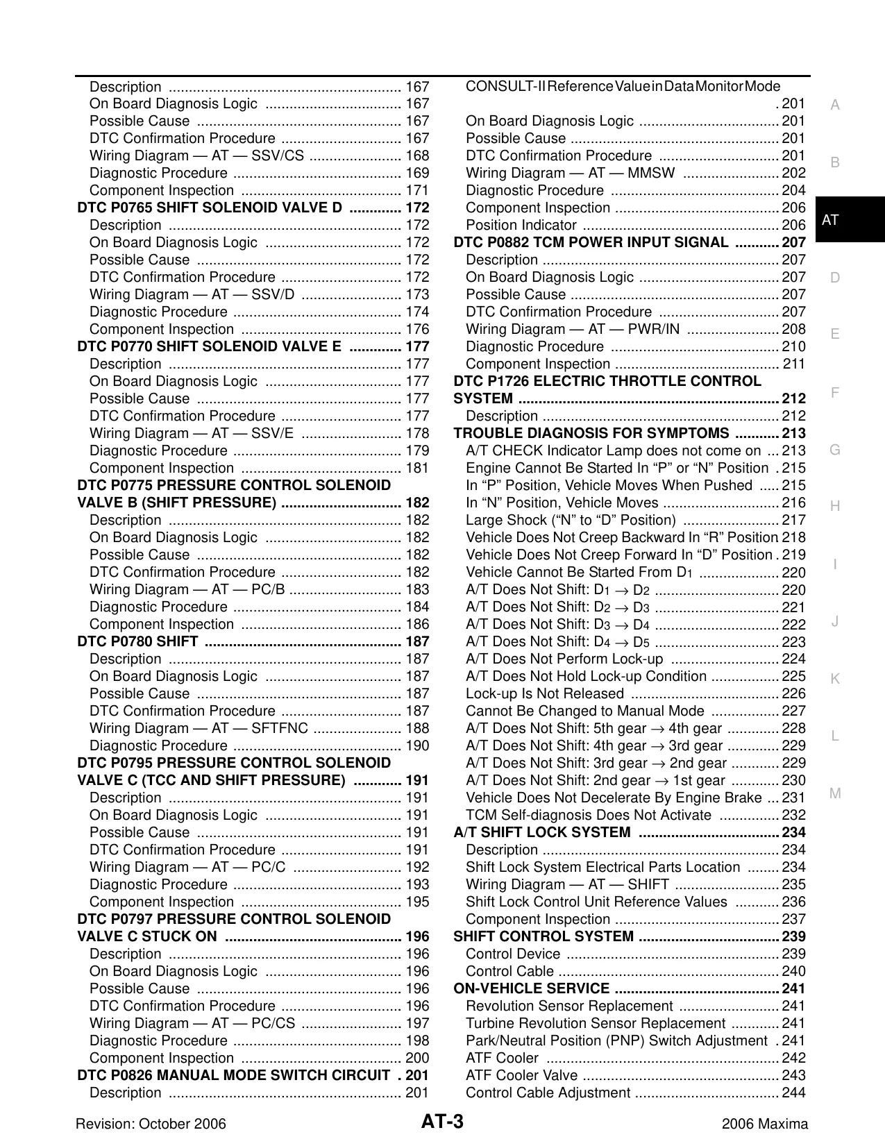 2006-2010 Nissan Maxima factory service manual Preview image 3