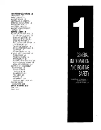Mercury & Mariner Outboard Engine Service Manual (Covers 2.5-275 HP Models, 1990-2000) Preview image 4