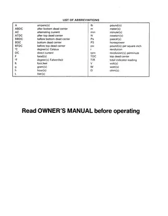 Kawasaki Jet Ski 1100ZXi Quick Reference Guide - Comprehensive Repair Manual Preview image 3