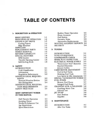 1992-1998 Kawasaki Jet-Ski repair manual Preview image 1