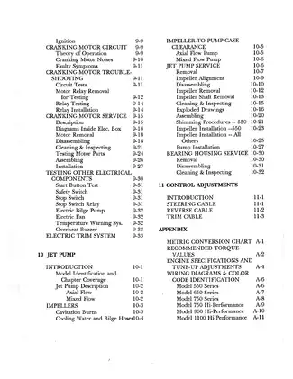 1992-1998 Kawasaki Jet-Ski repair manual Preview image 5