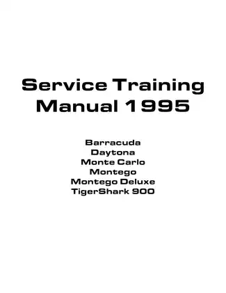 1995 Tigershark Personal Watercraft Service Manual - Comprehensive Guide