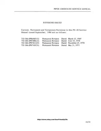 Piper Cherokee PA-28 Service Manual - Complete Guide for Efficient Aircraft Maintenance Preview image 3