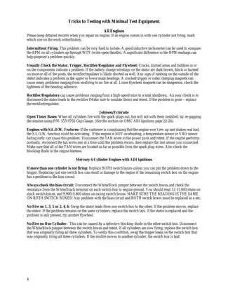 Complete Johnson/Evinrude Outboard Maintenance and Troubleshooting Manual Preview image 3