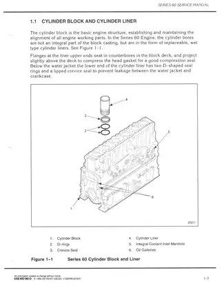 Detroit Diesel engine series 60 service manual Preview image 3