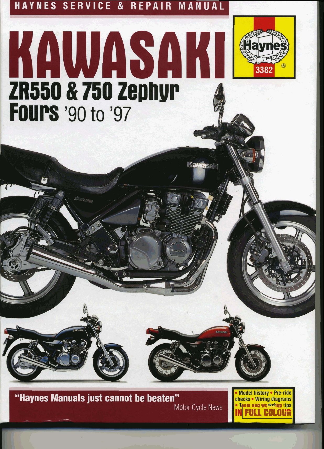 1990-1997 Kawasaki Zephyr ZR550 repair and service manual Preview image 6