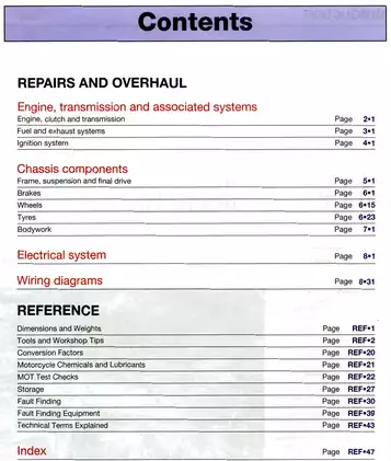 Kawasaki ZR550 & ZR750 Zephyr Service & Repair Manual (1990-1997) Preview image 5