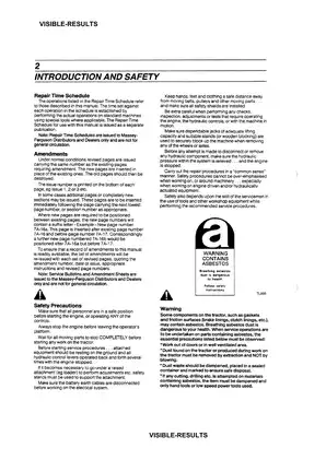Massey Ferguson 300 Series Tractor Workshop Manual (1996) - Comprehensive Guide Preview image 4