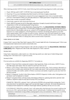 1997-2001 Cadillac Catera repair manual Preview image 3