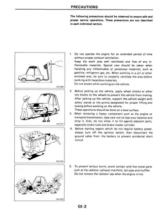 1989 Nissan Truck and Pathfinder Service Manual D21 Series Preview image 4