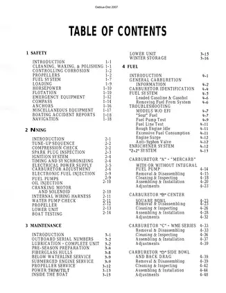 Comprehensive Outboard Engine Repair Manual (1980-1989) Preview image 2