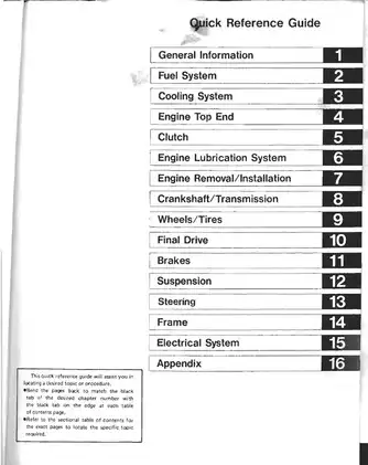 Kawasaki Voyager xXil Motorcycle Service Manual 1986 Preview image 2