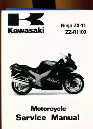 1993-2001 Kawasaki Ninja ZX-11, Kawasaki Ninja ZZ-R1100 service manual Preview image 1