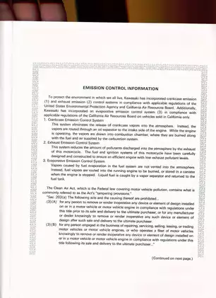 Kawasaki 7Z-R1100 Motorcycle Service Manual (1999-2001) Preview image 4