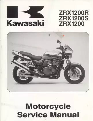 2001-2007 Kawasaki  ZRX1200R, ZRX1200S, ZRX1200 repair manual Preview image 1