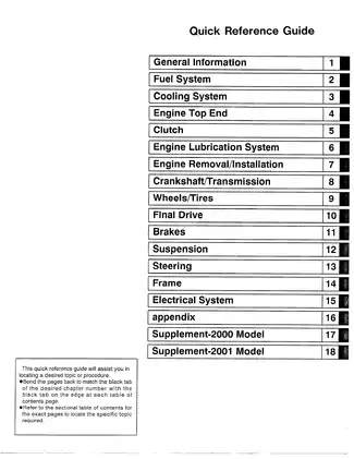 Kawasaki VN700 VN750 Motorcycle Service Manual (1984-2007) Preview image 2