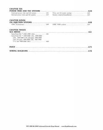 1973-1990 Johnson Evinrude 48hp-235hp outboard motor service manual Preview image 4