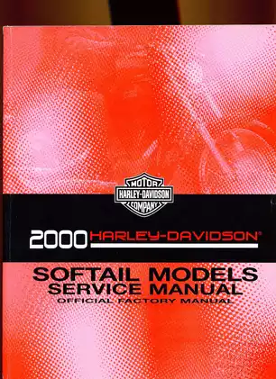 2000 Harley-Davidson Softail FLST FXST models factory service manual Preview image 1