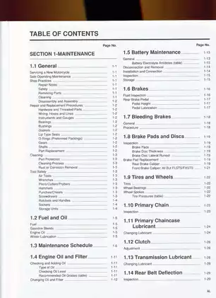 2000 Harley-Davidson Softail FLST FXST models factory service manual Preview image 5