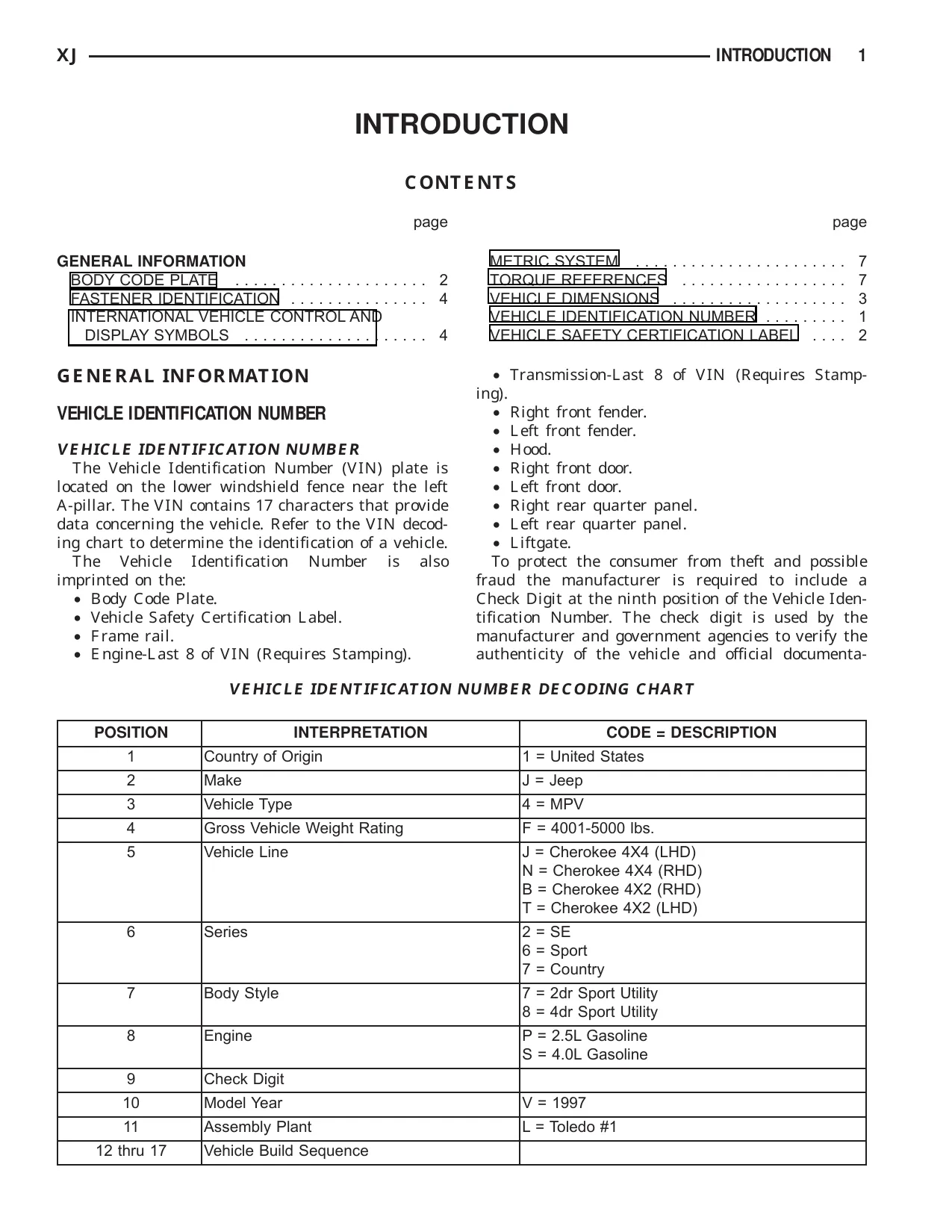 Jeep Cherokee XJ Service Manual: Comprehensive Maintenance Guide for 1997 Models