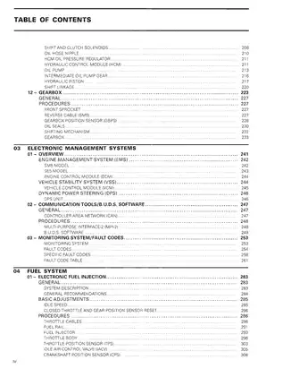 2008-2009 Can-Am Spyder GS OEM Service Manual - Maintenance & Repair Guide Preview image 3