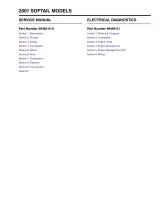 Harley-Davidson FXST, FLSTC, FLSTF, FXSTS, FXSTB, FLSTS, FXSTD Softail Service Manual 2001 (P/N 99482-01A, 99495-01) – preview page 1